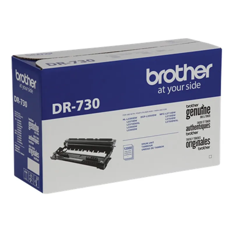Tambor Brother DR730 - Hasta 12,000 Páginas - Negro - DR730
