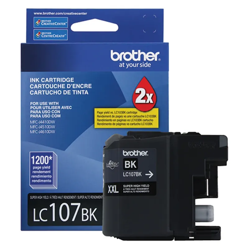 Tinta Brother Lc107Bk Negro - LC107BK