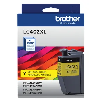 Brother Lc402Xlys Cartucho De Tinta 1 Pieza(S) Original Alto Rendimiento (Xl) Amarillo - LC402XLYS
