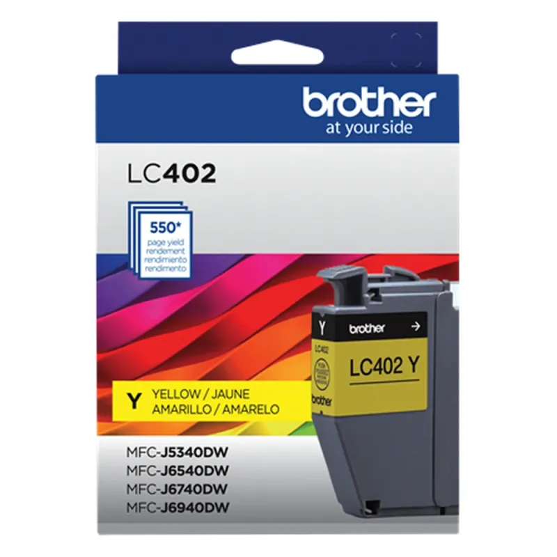 Tinta Brother LC402Y - Amarillo - LC402Y