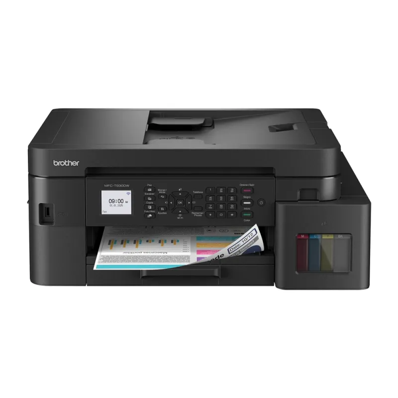Multifuncional Brother MFC-T930DW - 30ppm - InkBenefit Tank - Ethernet - USB - Impresión Dúplex - MFCT930DW