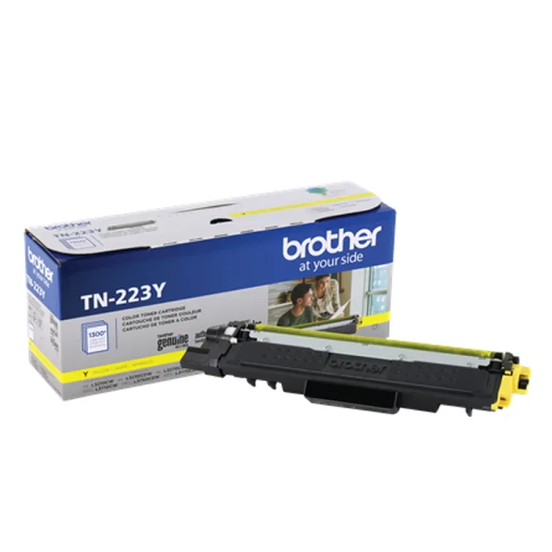 Tóner Brother Tn223Y Laser, Negro, 1300 Páginas, Amarillo, Hl L3210Cw, Hl L3230Cdw, Hl L3270Cdw, Hl L3290Cdw, Mfc L3710Cw, Mfc L3750Cdw, Mfc L3770Cdw - TN223Y
