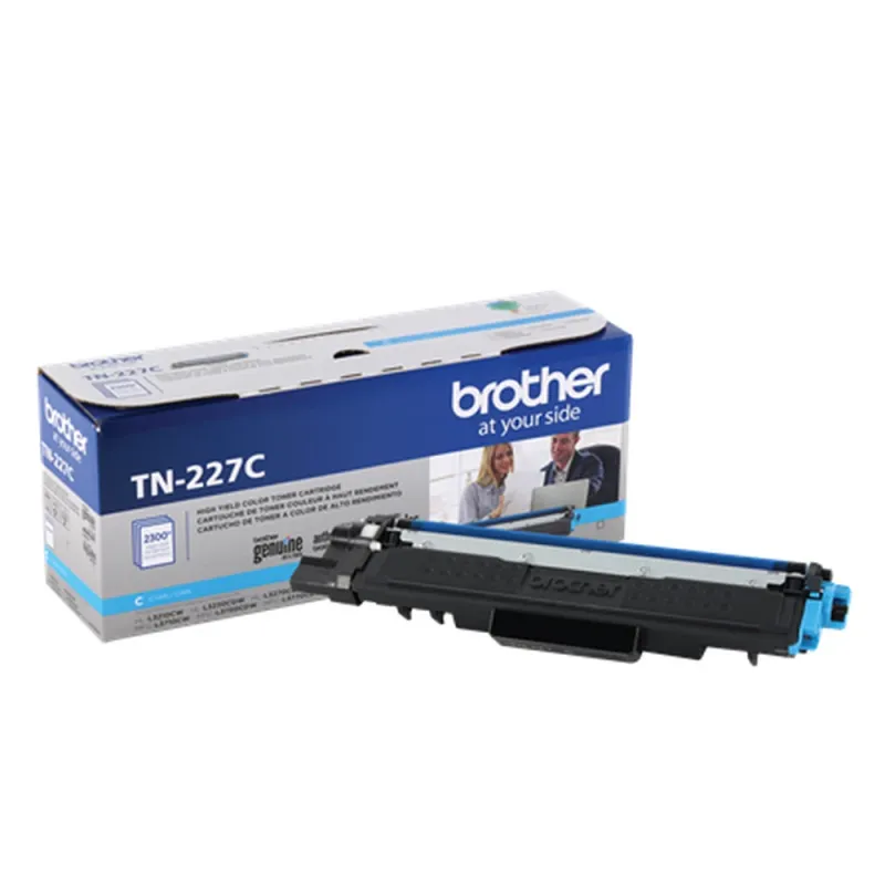 Tóner Brother Tn227C Laser, Negro, 2300 Páginas, Cian, Hl L3210Cw, Hl L3230Cdw, Hl L3270Cdw, Hl L3290Cdw, Mfc L3710Cw, Mfc L3750Cdw, Mfc L3770Cdw - TN227C