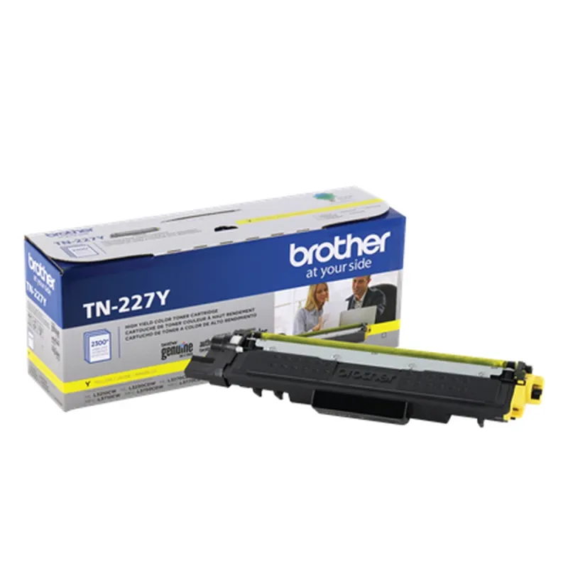 Tóner Brother Tn227Y Laser, Negro, 2300 Páginas, Amarillo, Hl L3210Cw, Hl L3230Cdw, Hl L3270Cdw, Hl L3290Cdw, Mfc L3710Cw, Mfc L3750Cdw, Mfc L3770Cdw - TN227Y