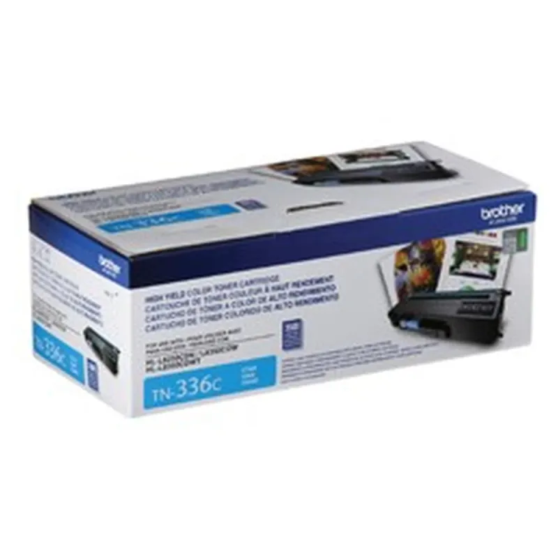 Cartucho Tóner Brother 3500 Páginas, Cian, Laser, Negro - TN336C