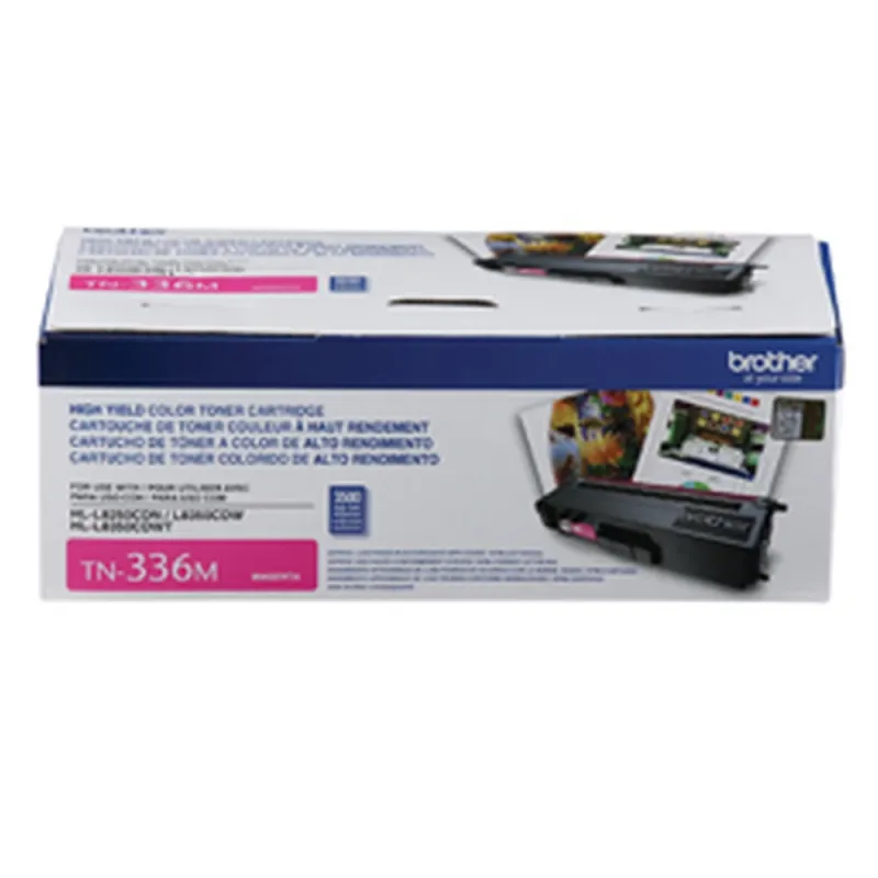 Cartucho Tóner Brother 3500 Páginas, Magenta, Laser, Negro - TN336M