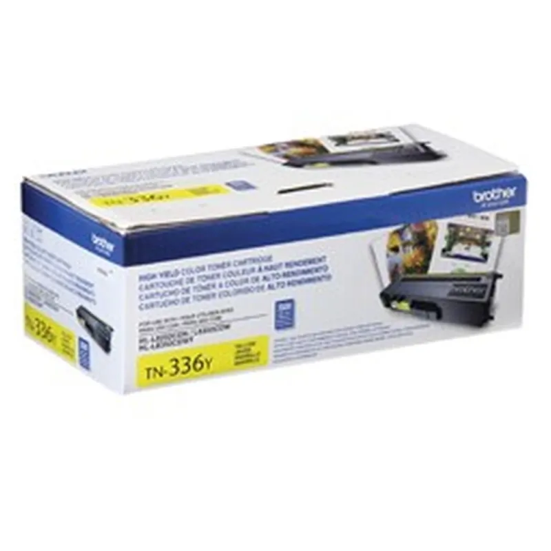 Cartucho Tóner Brother 3500 Páginas, Amarillo, Laser, Negro - TN336Y