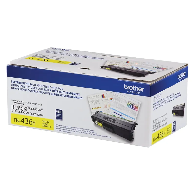 Tóner Brother Tn436Y 6500 Páginas, Amarillo - TN436Y