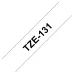 Cinta Brother Tze131 Texto Negro Sobre Fondo Transparente 12Mm X 8Mts. Laminada - TZE131