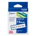 Cinta Brother Tze131 Texto Negro Sobre Fondo Transparente 12Mm X 8Mts. Laminada - TZE131