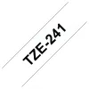Cinta Brother TZE241 - Texto Negro sobre Fondo Blanco - 18mm x 8mts. - TZE241