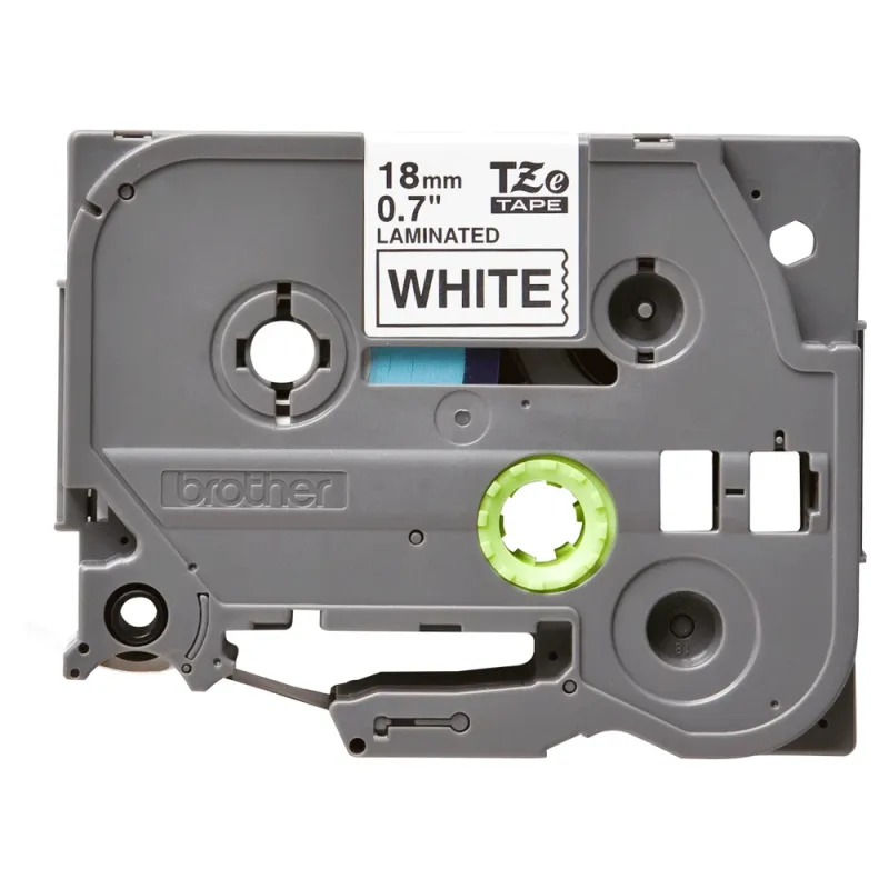 Cinta Brother TZE241 - Texto Negro sobre Fondo Blanco - 18mm x 8mts. - TZE241