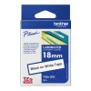 Cinta Brother TZE241 - Texto Negro sobre Fondo Blanco - 18mm x 8mts. - TZE241