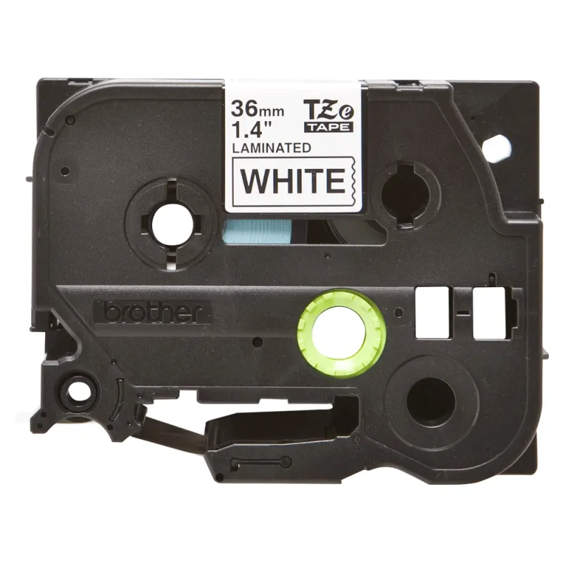 Cinta Brother Tze261 Texto Negro Sobre Fondo Blanco 36Mm X 8Mts. - TZE261