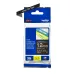Cinta Brother TZE335 -  Texto Blanco sobre Fondo Negro - 12mm x 8mts. - Laminada - TZE335