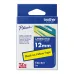 Cinta Brother TZE631 - Texto Negro sobre Fondo Amarillo - 12mm x 8mts. - Laminada - TZE631