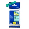 Cinta Brother Tze741 Texto Negro Sobre Fondo Verde 18Mm X 8Mts. Laminada - TZE741