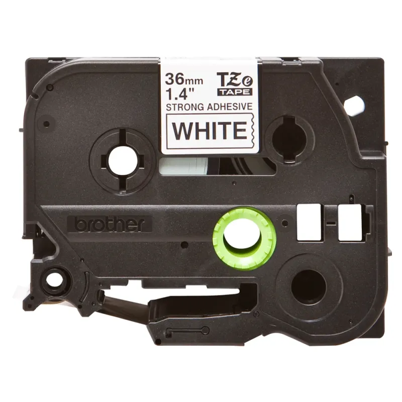 Cinta Brother TZES261 - Texto Negro sobre Fondo Blanco - 36mm x 8mts. - TZES261