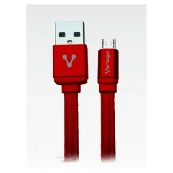 Cable Usb Vorago Cab 113 Micro Usb, Usb, 1 M, Rojo - AC-365810-31