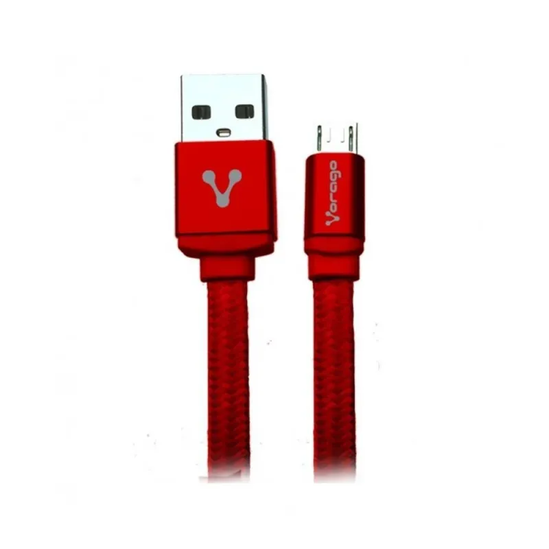 Cable Vorago Usb Cab 113 Rojo Usb 2 A Micro Usb 1Metros Bols - CAB-113-RD