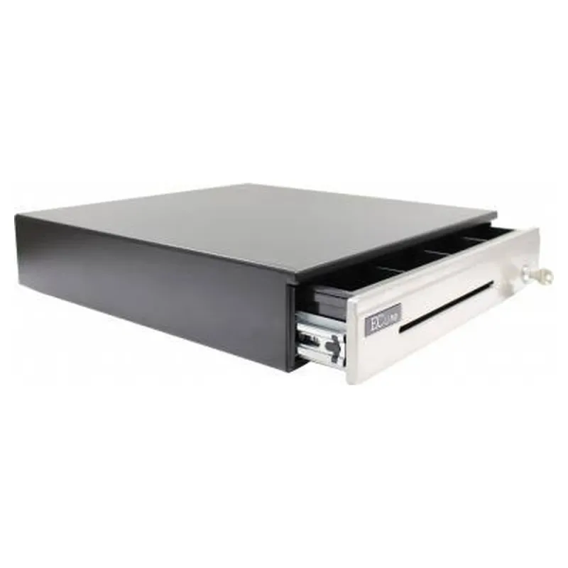 Cajón De Dinero Ec Line Premium 5 Billetes 8 Monedas Negro - EC-CD-100P