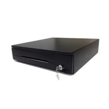 Cajón De Dinero Ec Line 200M 5 Billetes 8 Monedas Negro - EC-CD-200M
