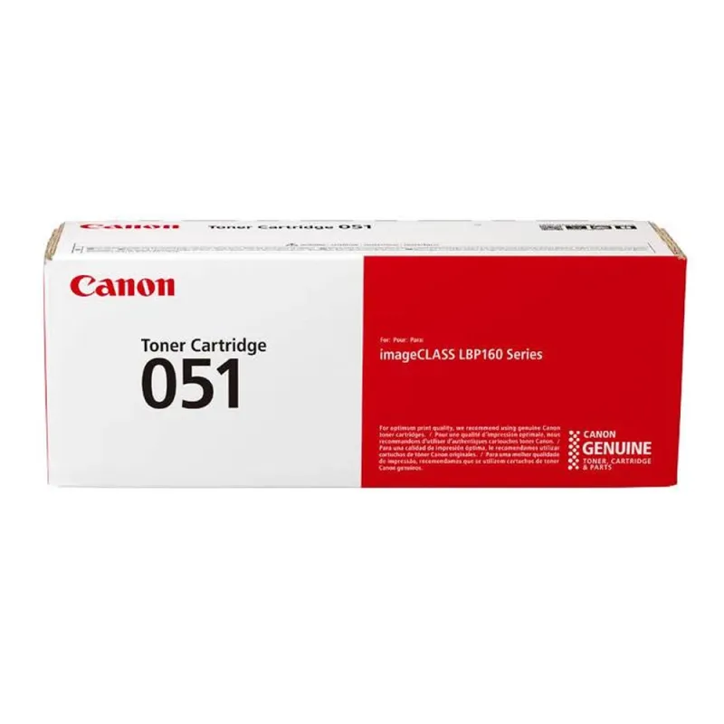 Cartucho Canon 051 Bk Negro, Laser - 2168C001AA