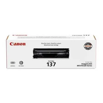 Cartucho Tóner Canon 137 2400 Páginas, Negro, Laser - 9435B001AA