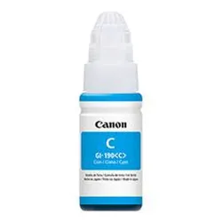 Tinta Canon Gi 190 Cyan P/G1100/G2100/G3100 0668C001Aa - GI-190C Tinta Canon Gi 190 Cyan P/G1100/G2100/G3100 0668C001Aa - GI-190C