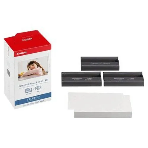 Kit De Papel Fotográfico Y Tinta Canon Kp 108In 108 Hojas - 3115B001AA