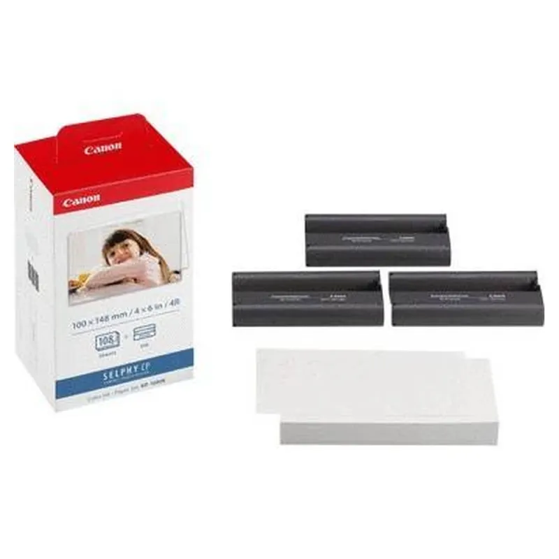 Kit De Papel Fotográfico Y Tinta Canon Kp 108In 108 Hojas - 3115B001AA