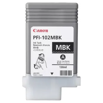 Tanque De Tinta Canon Pfi 102 Mbk Negro, Inyección De Tinta - 0894B001AA