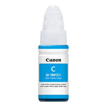 Botella de Tinta Canon GI-190 - Cian - 70ml - 0668C001