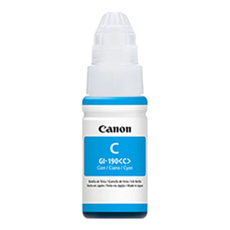 Botella de Tinta Canon GI-190 - Cian - 70ml - 0668C001