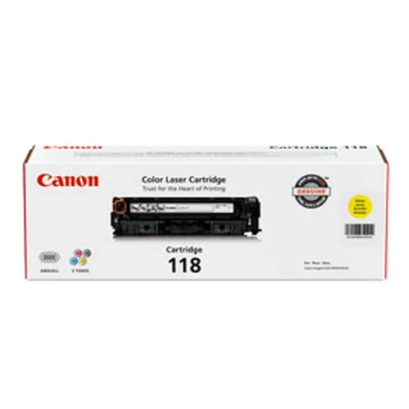 Canon 118 Cartucho De Tóner Original Amarillo - 2659B001AA