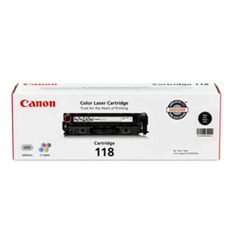 Canon Cartridge 118 Black Cartucho De Tóner Original Negro, Cian, Magenta, Amarillo - 2662B001AA