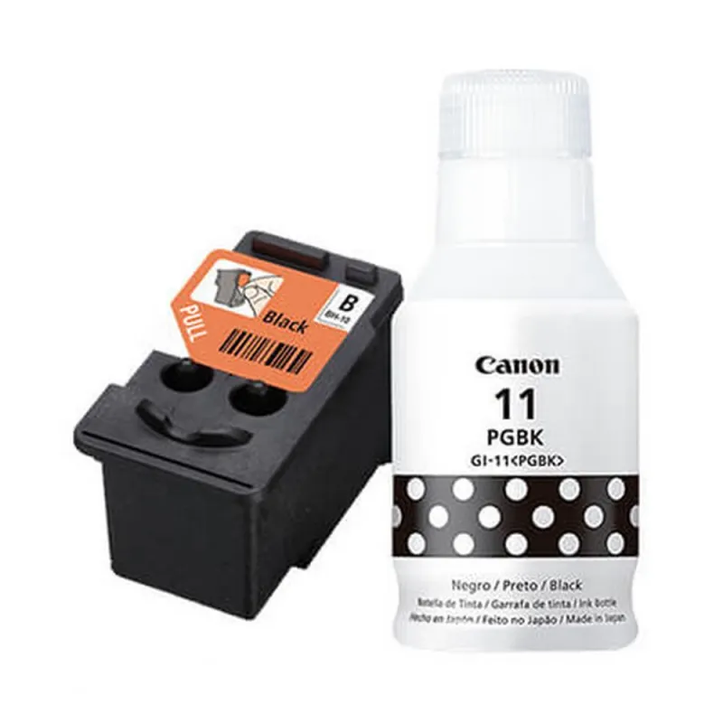 Kit Cabezal de Tinta Canon - BH-10 de Tinta Negra - GI-11 de Tinta Negra - 3418C006AA