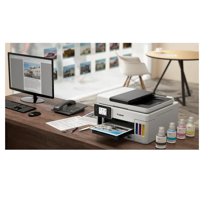 Impresora Multifuncional Canon Maxify Gx6010 Tecnología Tinta Continua. Impresora, Copiadora, Escáner. Pantalla Táctil En Color De 2.7 Pulgadas - 4470C004AA