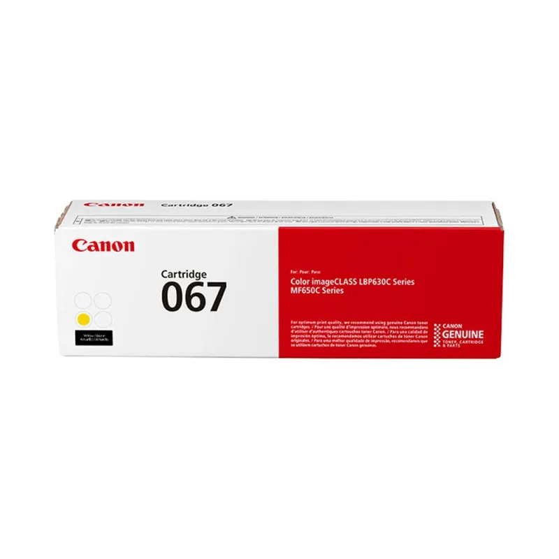 Toner Canon 067 Y - Amarillo - 1250 Páginas - 5099C001AA