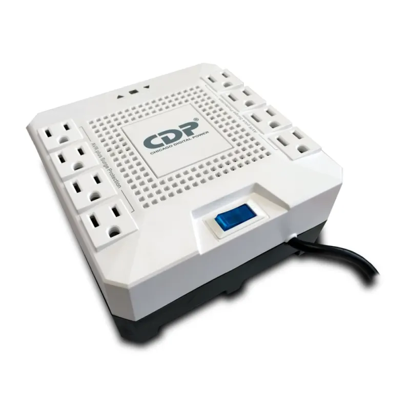 Regulador CDP R-AVR1808 - 1800va/1000w - 8 Contactos - R-AVR1808