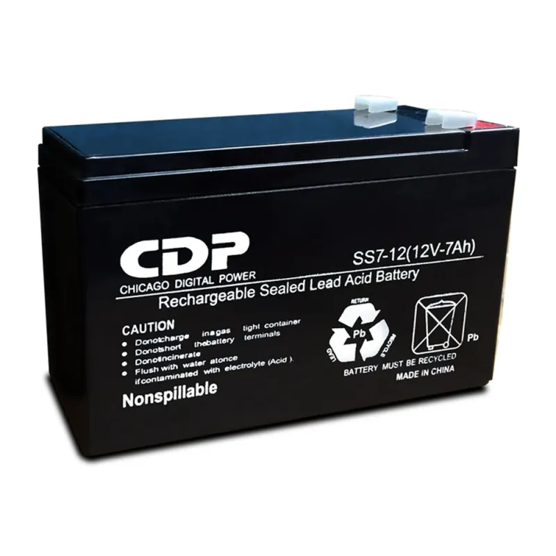Batería de Reemplazo para Nobreak CDP 12V 7.2Ah Negro - SLB12-7