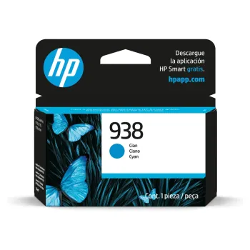 Cartucho de Tinta HP 938 - Cian - Original (4S6X5PL) - 4S6X5PL