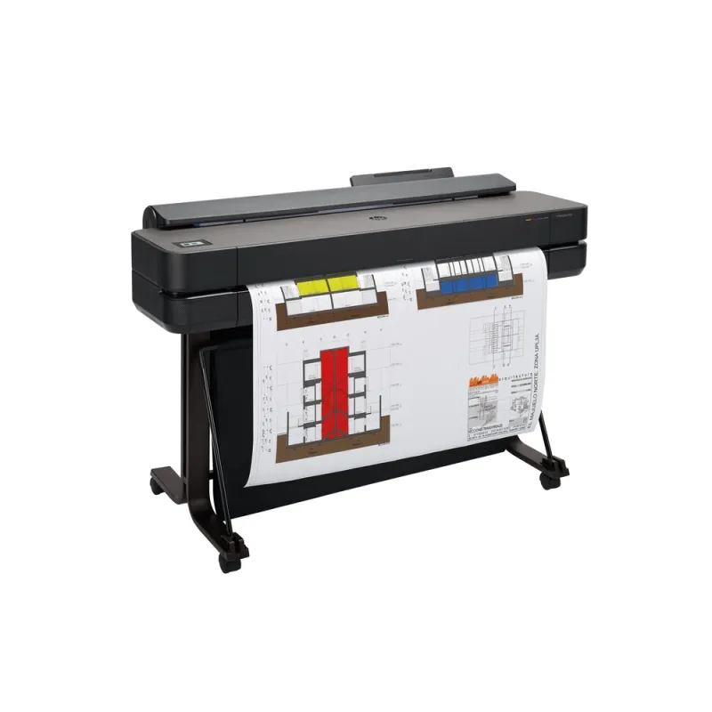 Plotter HP DesignJet T650 - 36" - Inyección de Tinta - Wi-Fi - USB - RJ-45 - Negro - 5HB10A