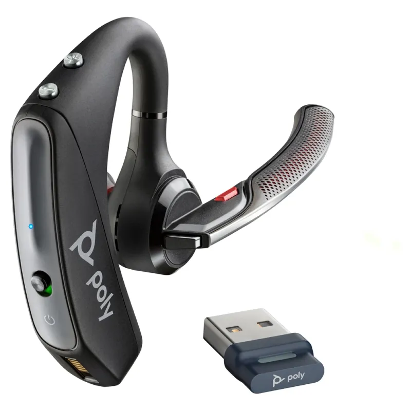 Manos libres Poly Voyager 5200 - Inalámbrico - USB A - BT700 - 7K2F3AA