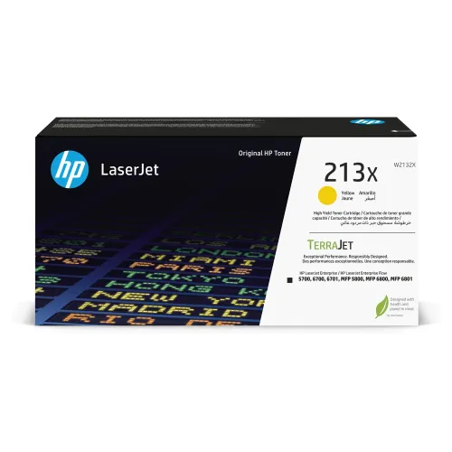 Toner HP LaserJet 213X - Amarillo - LaserJet - Original (W2132X) - W2132X Toner HP LaserJet 213X - Amarillo - LaserJet - Original (W2132X) - W2132X