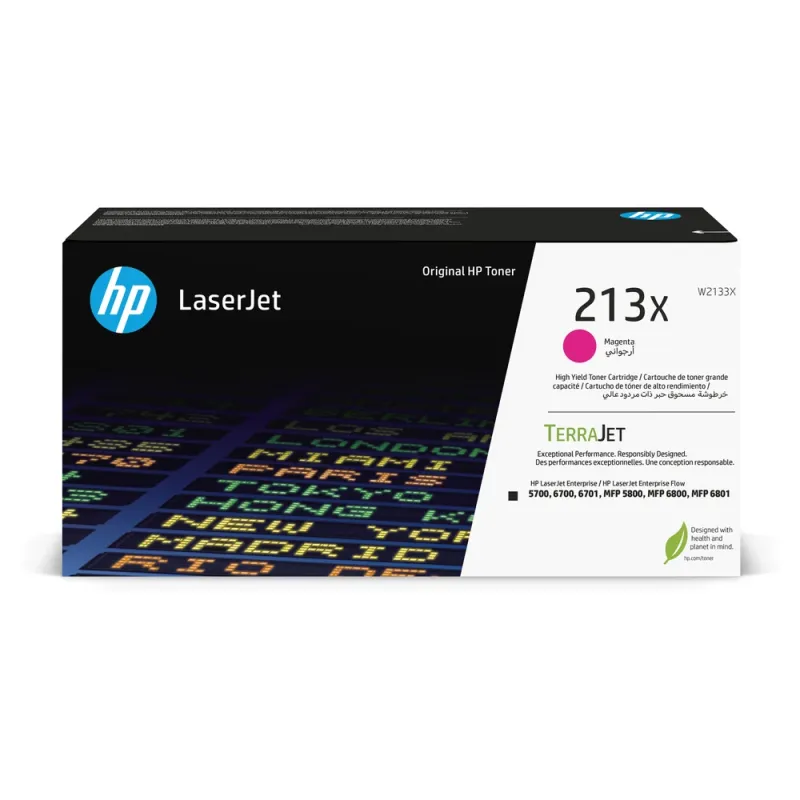 Toner HP LaserJet 213X - Magenta - LaserJet - Original (W2133X) - W2133X