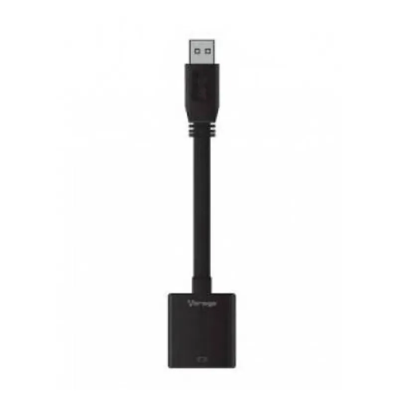 Adaptador Vorago Adp 200 Usb Macho A Vga Hembra Full Hd Negro - ADP-200