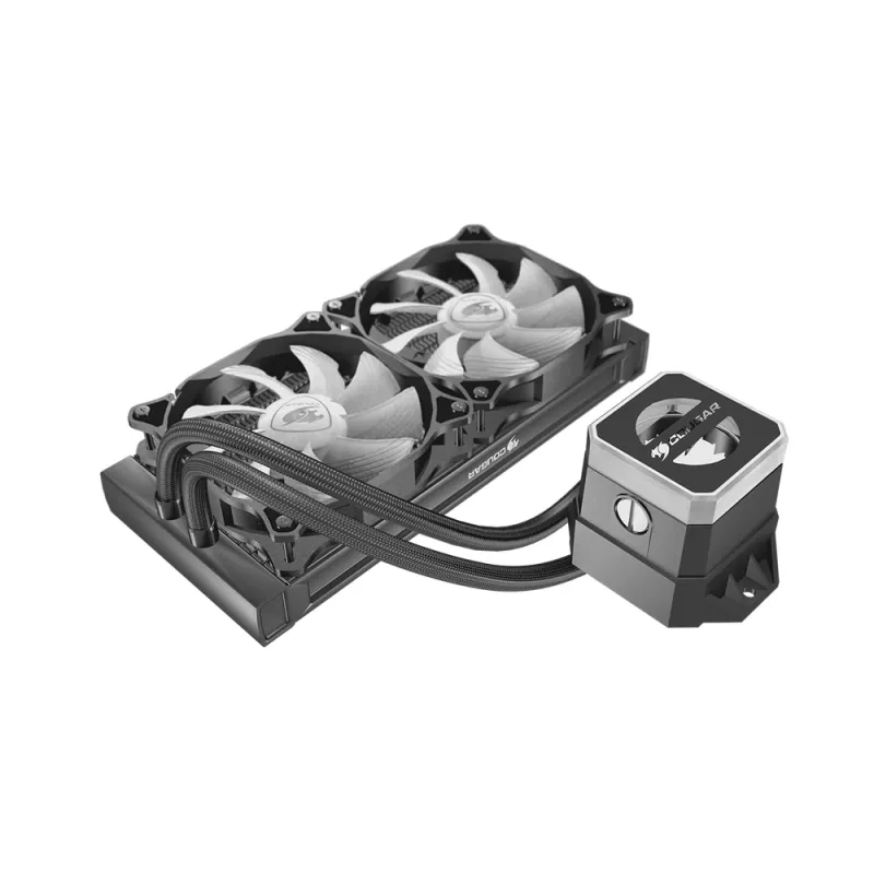 Enfriamiento Líquido COUGAR Helor 240 - 12V - 3 Pines - 2700 RPM - 2 Ventiladores - RGB - 35CCL24.0001