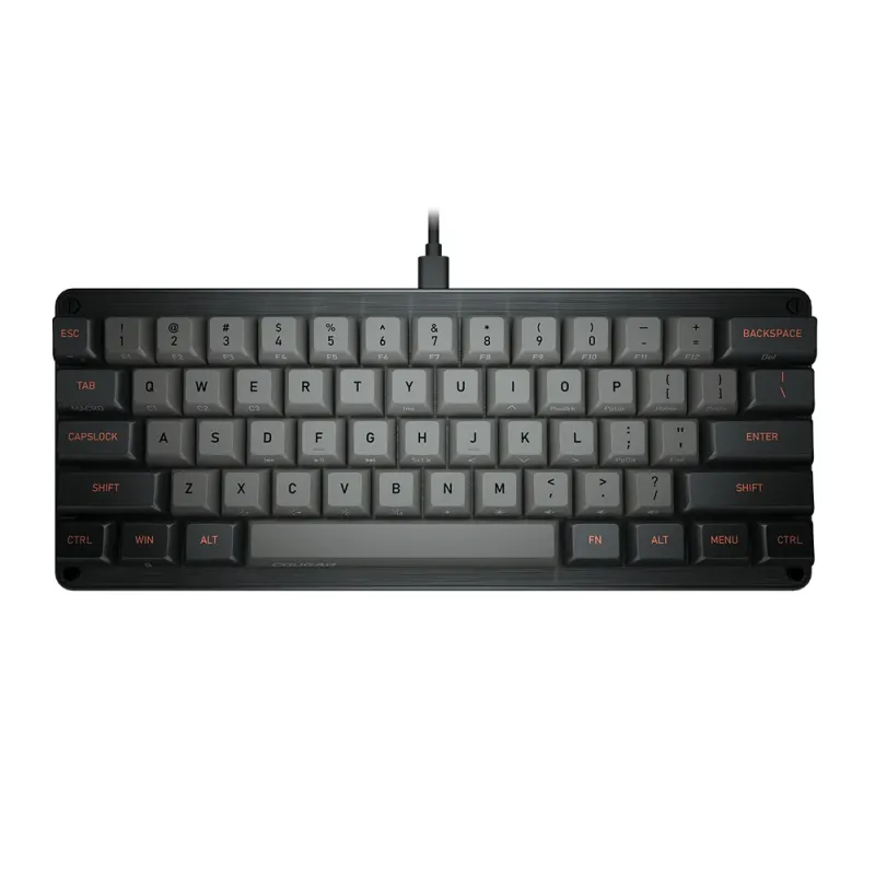 Teclado Gamer COUGAR Puri Mini - Alámbrico - Inglés - Switch Rojo - 37PRMM1MI.0002