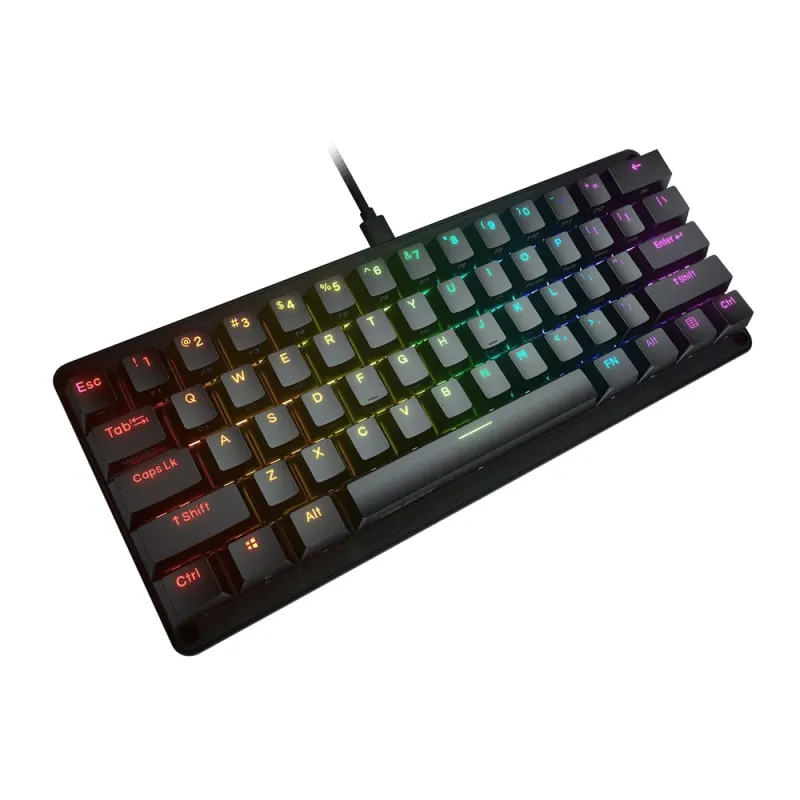 Teclado Gamer Cougar Puri Mini - Alámbrico - Inglés - RGB - Switch Rojo - 37PRMRM1MI.0002